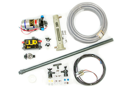 Diaphragm applicator kit with flowmeter