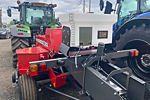 Silage additive applicator on a small inline baler