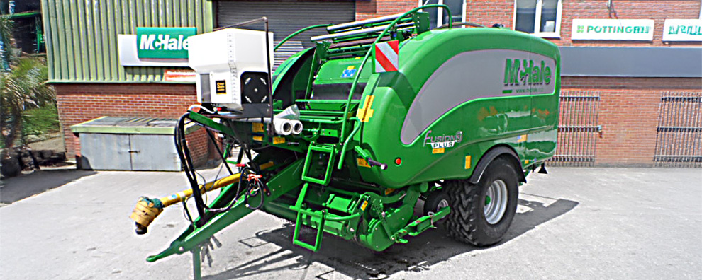 Selmech Supplies additive applicator on a baler