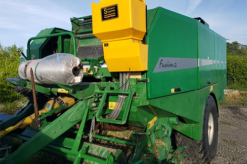 50kg Powdermaster with triple hose block